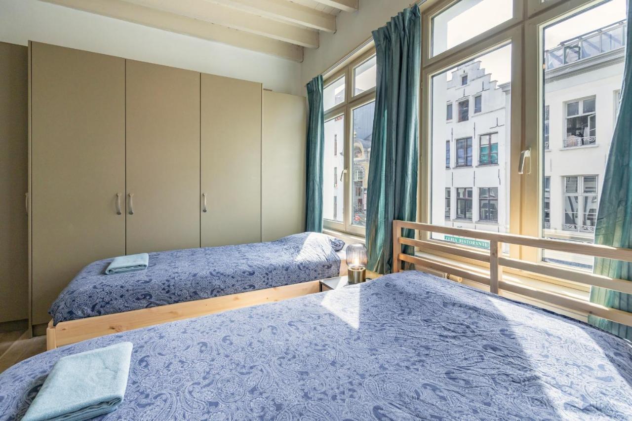 Tempel Triplex & Duplex At Historic Heart Of Antwerp Daire Dış mekan fotoğraf
