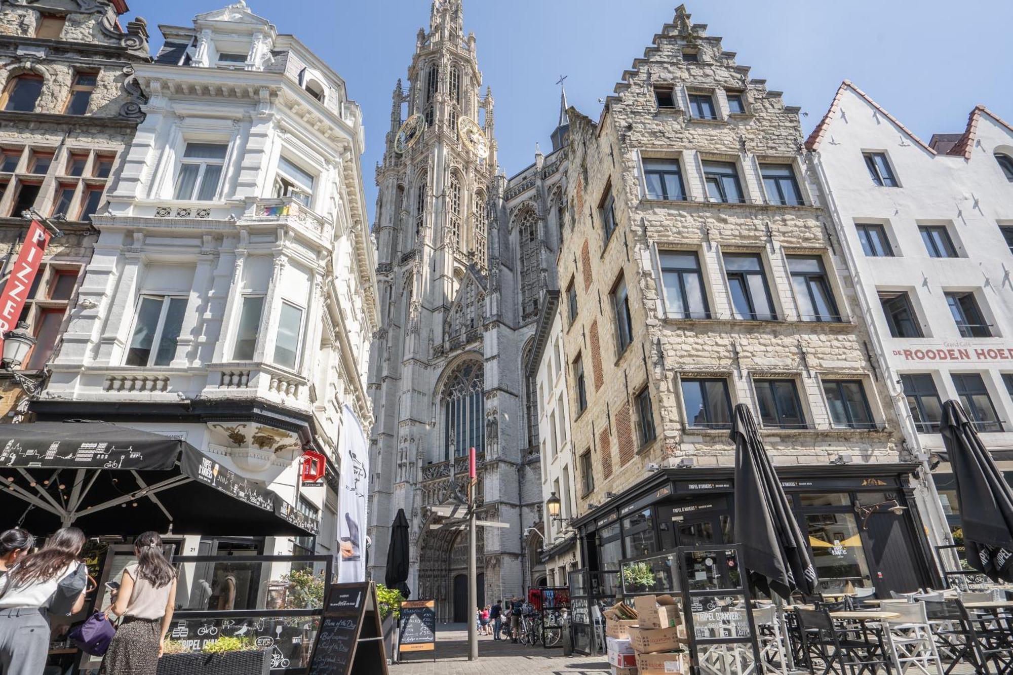 Tempel Triplex & Duplex At Historic Heart Of Antwerp Daire Dış mekan fotoğraf